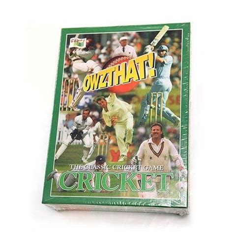 owzthat cricket  Contained in a small tin box, stamped with reg